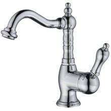 Смеситель для раковины с донным клапаном Caprigo Adria Uno Metal Edition 02M-524-crm