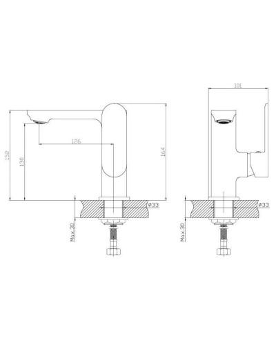 Смеситель для раковины Haiba HB12590