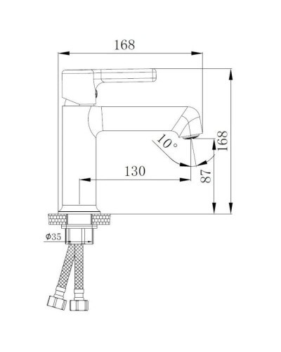 Смеситель для раковины Haiba HB10814