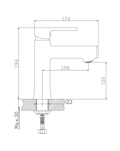 Смеситель для раковины Haiba HB10652