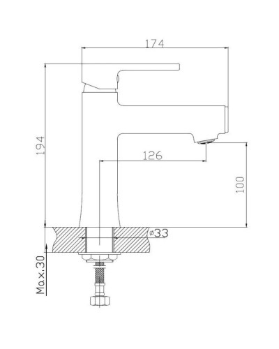Смеситель для раковины Haiba HB10652-7