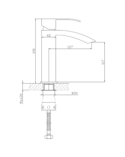 Смеситель для раковины Haiba HB10815