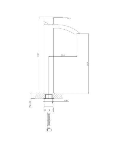 Смеситель для раковины Haiba HB11815