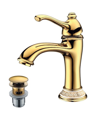 Смеситель для раковины Lemark Greek LM5506GG Золото