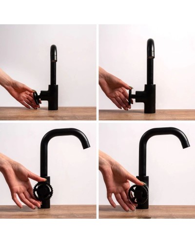 Смеситель для раковины без донного клапана Rea Vertigo REA-B8767