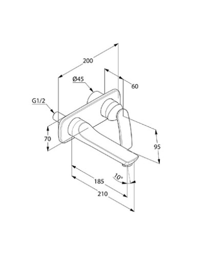 Смеситель для раковины Kludi Balance 522460575 Хром