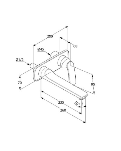 Смеситель для раковины Kludi Balance 522470575 Хром