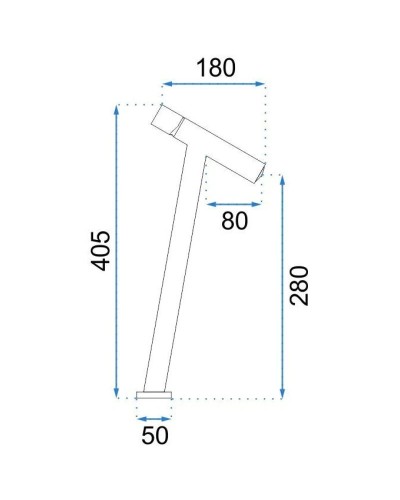 Смеситель для раковины без донного клапана Rea Zen REA-B8035