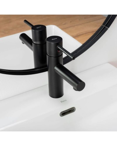 Смеситель для раковины без донного клапана Rea Tess REA-B8881