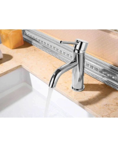 Смеситель для раковины без донного клапана Rea Lungo REA-B4101