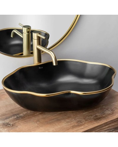 Смеситель для раковины без донного клапана Rea Lungo REA-B4526