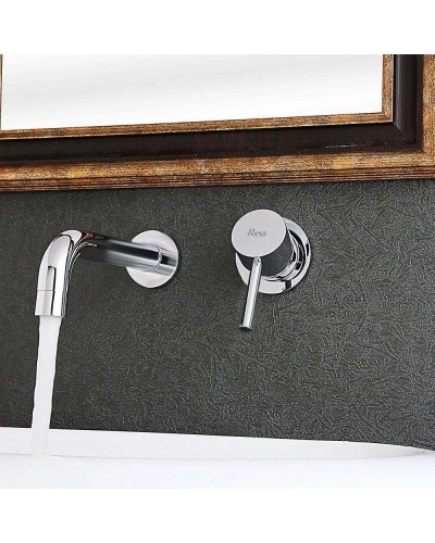 Смеситель для раковины без донного клапана Rea Lungo REA-B0521