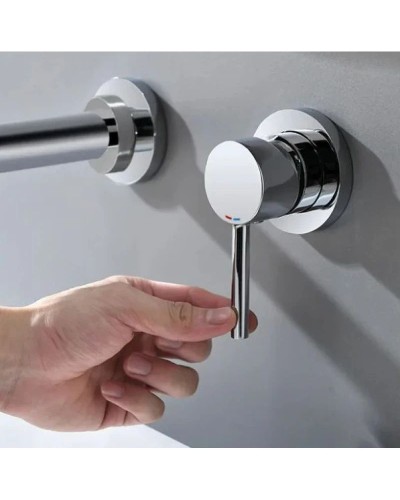 Смеситель для раковины без донного клапана Rea Lungo REA-B0369