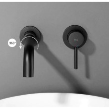 Смеситель для раковины без донного клапана Rea Lungo REA-B0371