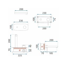 Смеситель для раковины без донного клапана Rea Oval REA-B5125