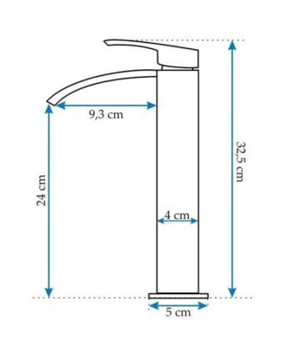 Смеситель для раковины без донного клапана Rea Enzo REA-B0966