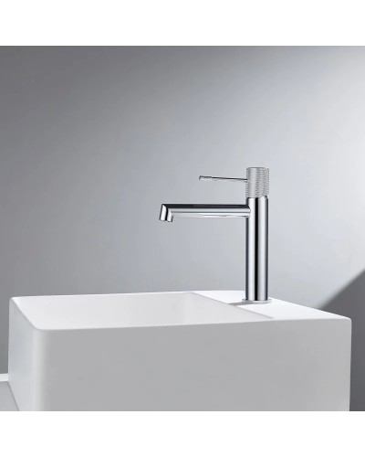 Смеситель для раковины без донного клапана Vincea Desire VBF-1D1CH