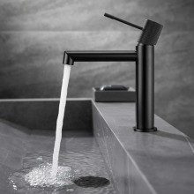 Смеситель для раковины без донного клапана Vincea Desire VBF-1D1MB