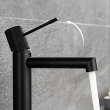 Смеситель для раковины без донного клапана Vincea Desire VBF-1D1MB