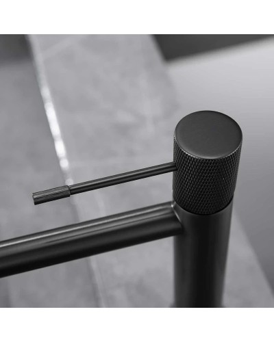 Смеситель для раковины без донного клапана Vincea Desire VBF-1D1MB