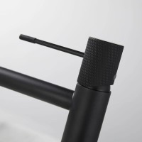 Смеситель для раковины без донного клапана Vincea Desire VBF-1D2MB