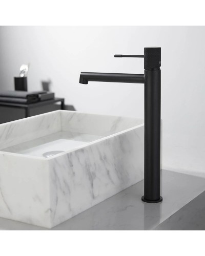 Смеситель для раковины без донного клапана Vincea Desire VBF-1D2MB