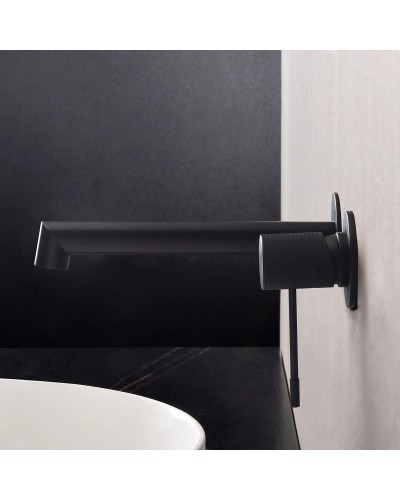 Смеситель для раковины без донного клапана Vincea Desire VBFW-1D1MB