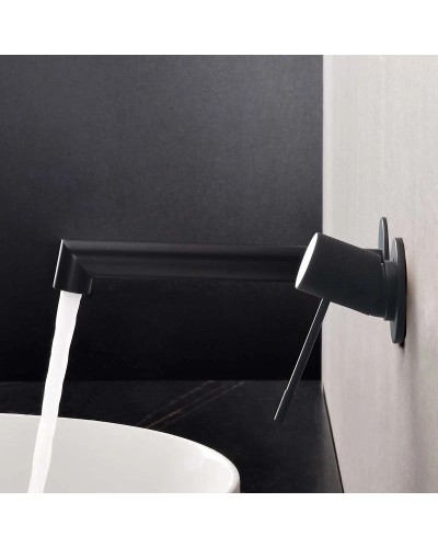 Смеситель для раковины без донного клапана Vincea Desire VBFW-1D1MB