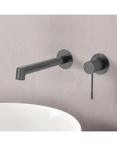 Смеситель для раковины без донного клапана Vincea Desire VBFW-1D1GM