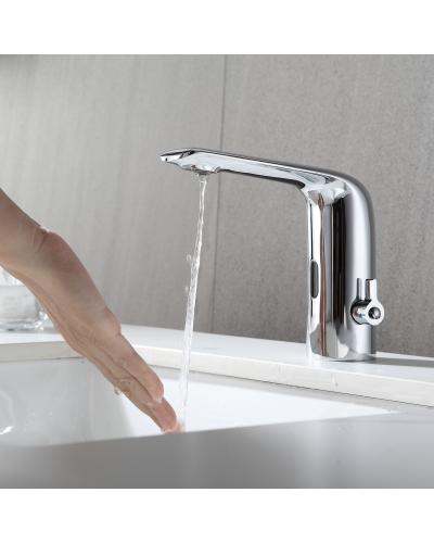 Электронный смеситель для раковины без донного клапана CEZARES VAGUE-ELS-NOP-W0