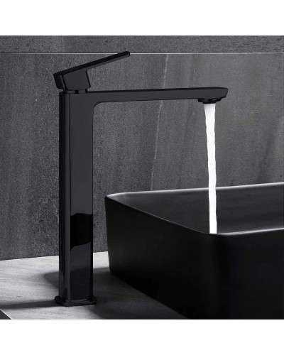 Смеситель для раковины без донного клапана Vincea Next VBF-1N2MB