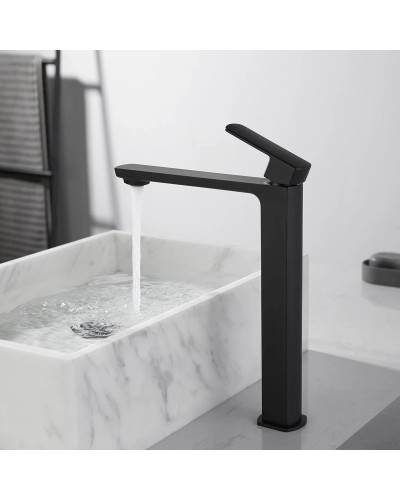 Смеситель для раковины без донного клапана Vincea Next VBF-1N2MB