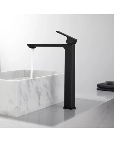 Смеситель для раковины без донного клапана Vincea Next VBF-1N2MB