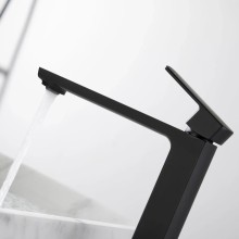 Смеситель для раковины без донного клапана Vincea Next VBF-1N2MB