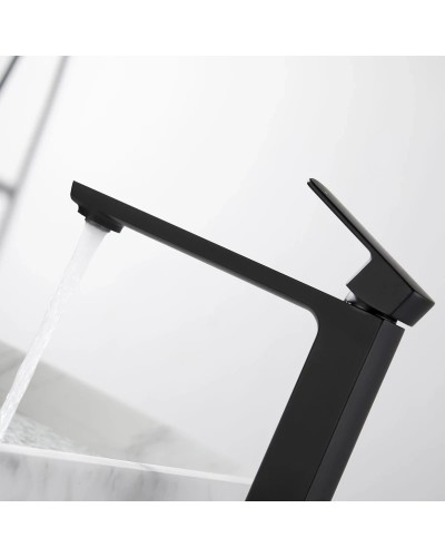 Смеситель для раковины без донного клапана Vincea Next VBF-1N2MB