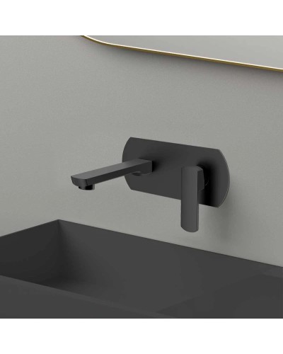 Смеситель для раковины без донного клапана Vincea Next VBFW-1N1MB