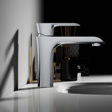 Смеситель для раковины без донного клапана Vincea Esse VBF-1E1CH