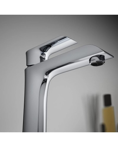 Смеситель для раковины без донного клапана Vincea Esse VBF-1E1CH