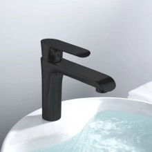 Смеситель для раковины без донного клапана Vincea Esse VBF-1E1MB