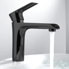 Смеситель для раковины без донного клапана Vincea Esse VBF-1E1MB