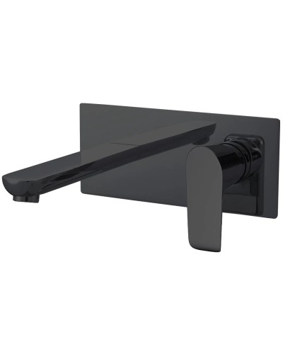 Смеситель для раковины без донного клапана Vincea Esse VBFW-1E1MB