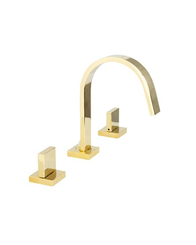 Смеситель для раковины на 3 отверстия CEZARES UNIKA-BLS2-03/24-W0