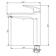 Смеситель для раковины Savol SK-H7210