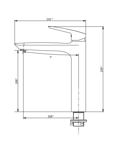 Смеситель для раковины Savol SK-H7210
