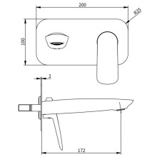 Смеситель для раковины Savol SK-H7207