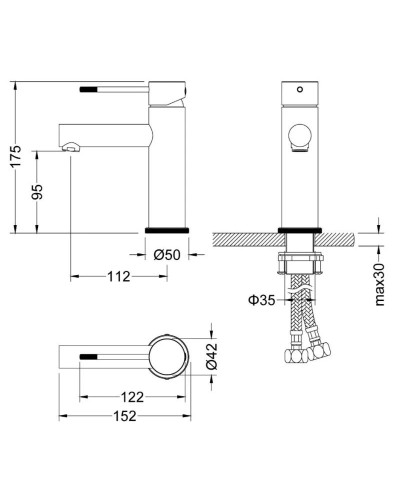 Смеситель для раковины CoolStart Timo Saona 2361/18F