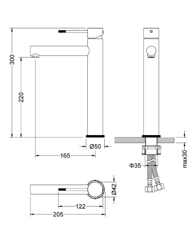 Смеситель для раковины CoolStart Timo Saona 2311/18F