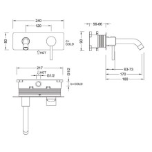 Смеситель для раковины Timo Saona 2371/18SM