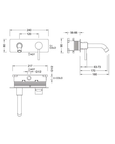 Смеситель для раковины Timo Saona 2371/18SM
