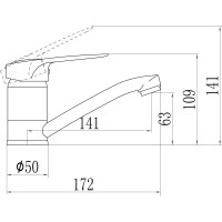 Смеситель для раковины Savol S-T4504-1